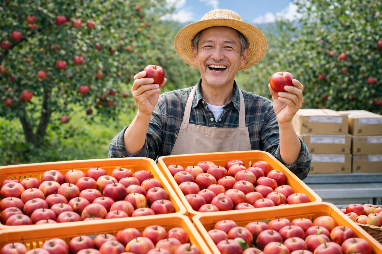規格外を直販で完売した農家の事例